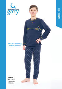 BOYS S/L PAJAMAS S40013 Tellini S.r.l. Wholesale Clothing